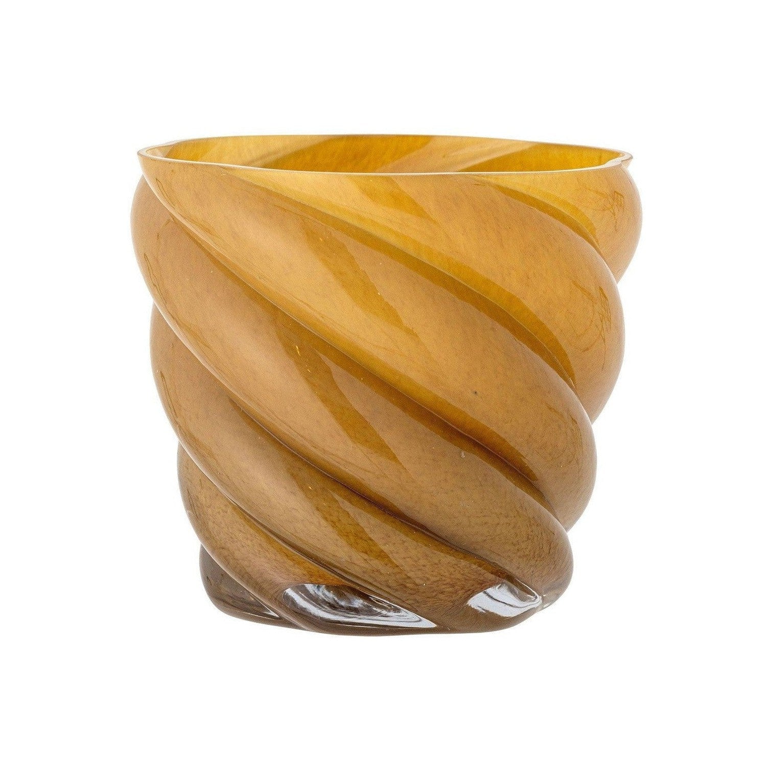 [product_category]-Bloomingville Callo Flowerpot, Yellow, Glass-Bloomingville-5711173332038-82061458-BLO-1