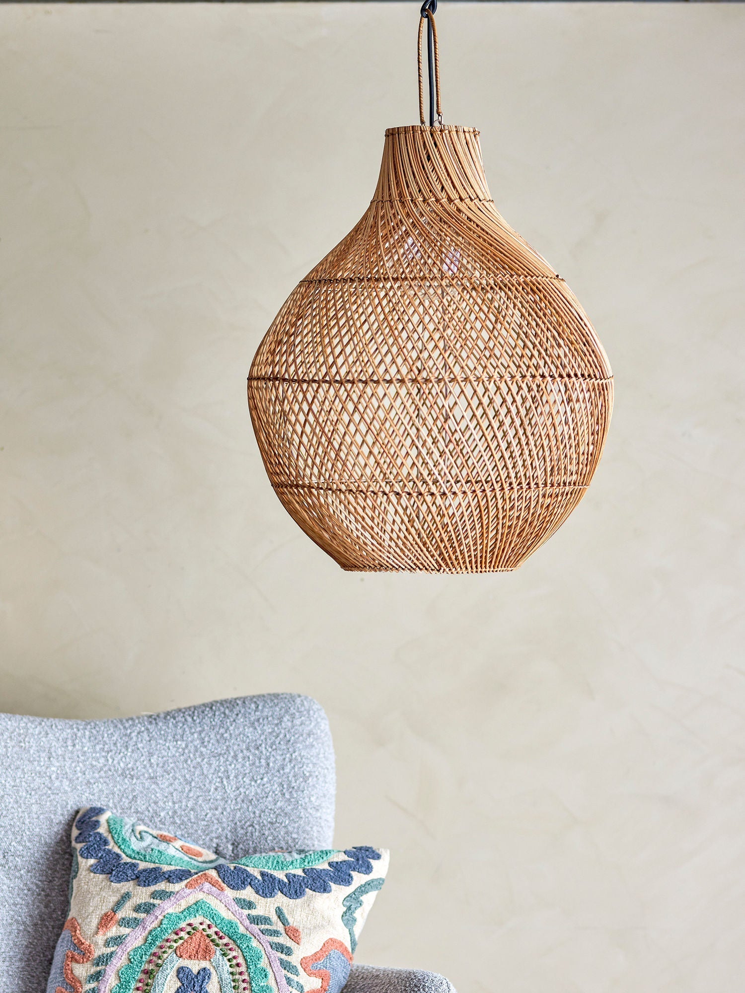 [product_category]-Bloomingville Canela Pendant Lamp, Nature, Rattan-Bloomingville-5711173321377-82064298-BLO-4