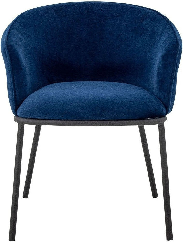 [product_category]-Bloomingville Cortone Dining Chair, Blue, Recycled Polyester-Bloomingville-5711173321469-82064251-BLO-1