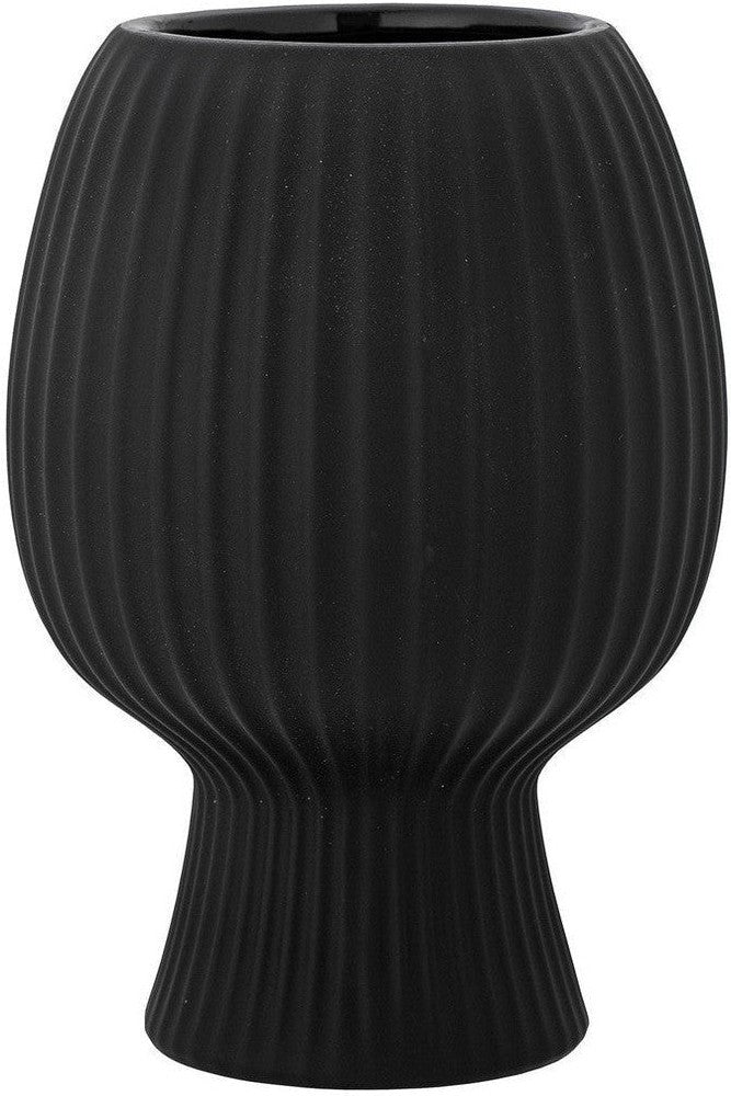 [product_category]-Bloomingville Dagny Vase, Black, Stoneware-Bloomingville-5711173282593-82055020-BLO-1