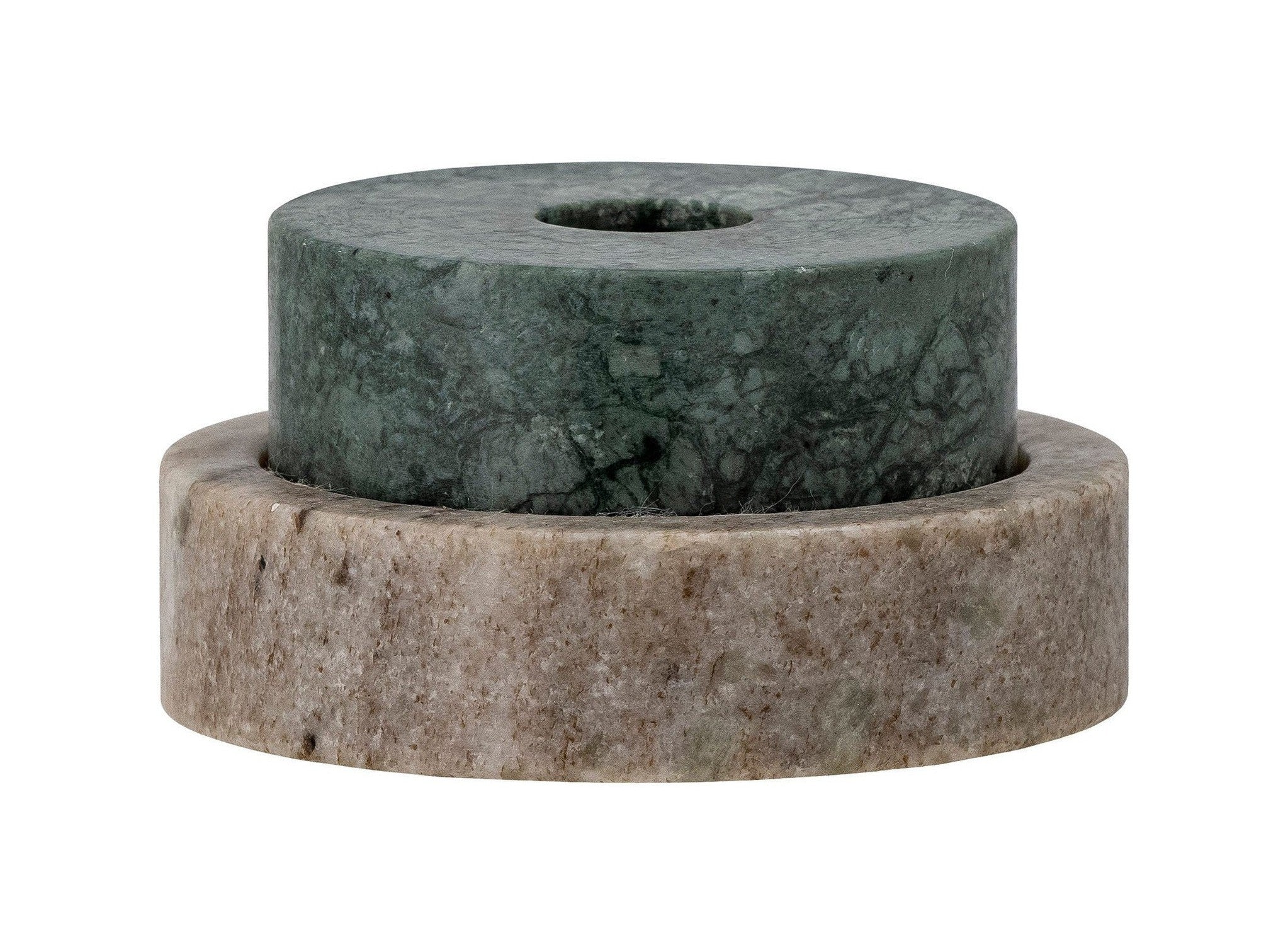 Bloomingville Dalin Eotive & Candle Holder, Green, Marble