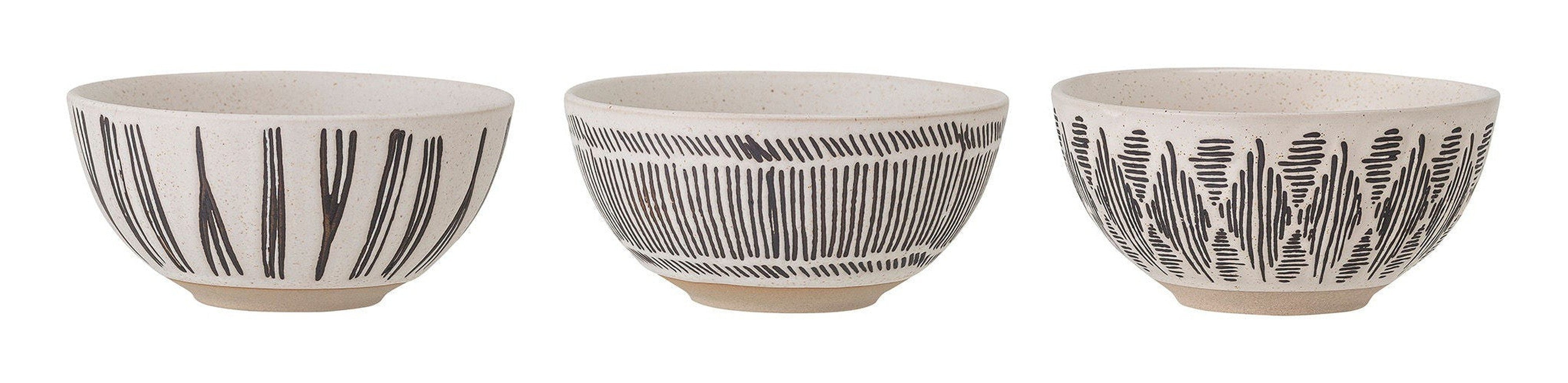 Bloomingville Eliana Bowl, Black, Stoneware