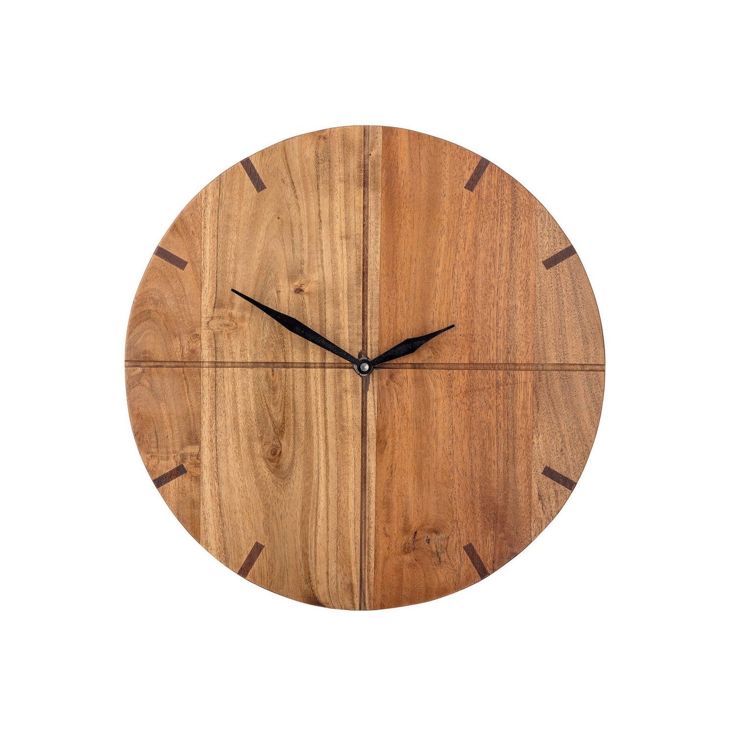 Bloomingville Florina Wall Clock, Nature, Acacia