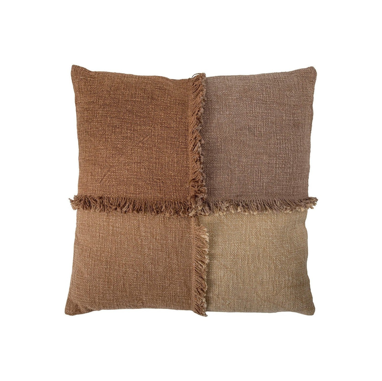 Bloomingville Gija Cushion, Brown, Cotton