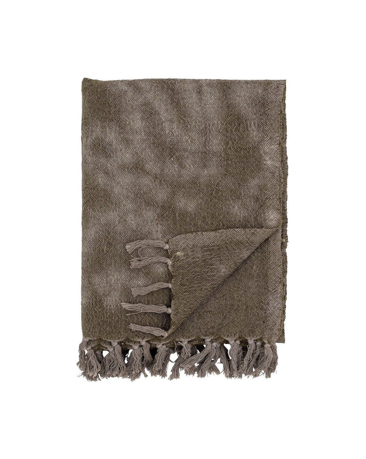 Bloomingville Ginger Throw, Green, Wool