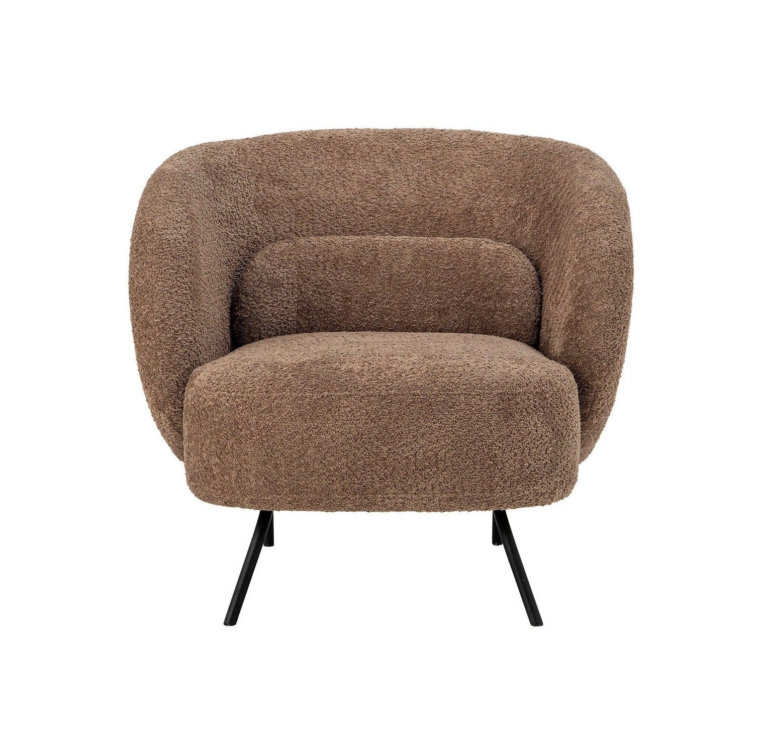 Bloomingville Harry Lounge Chair, Brown, Polyester