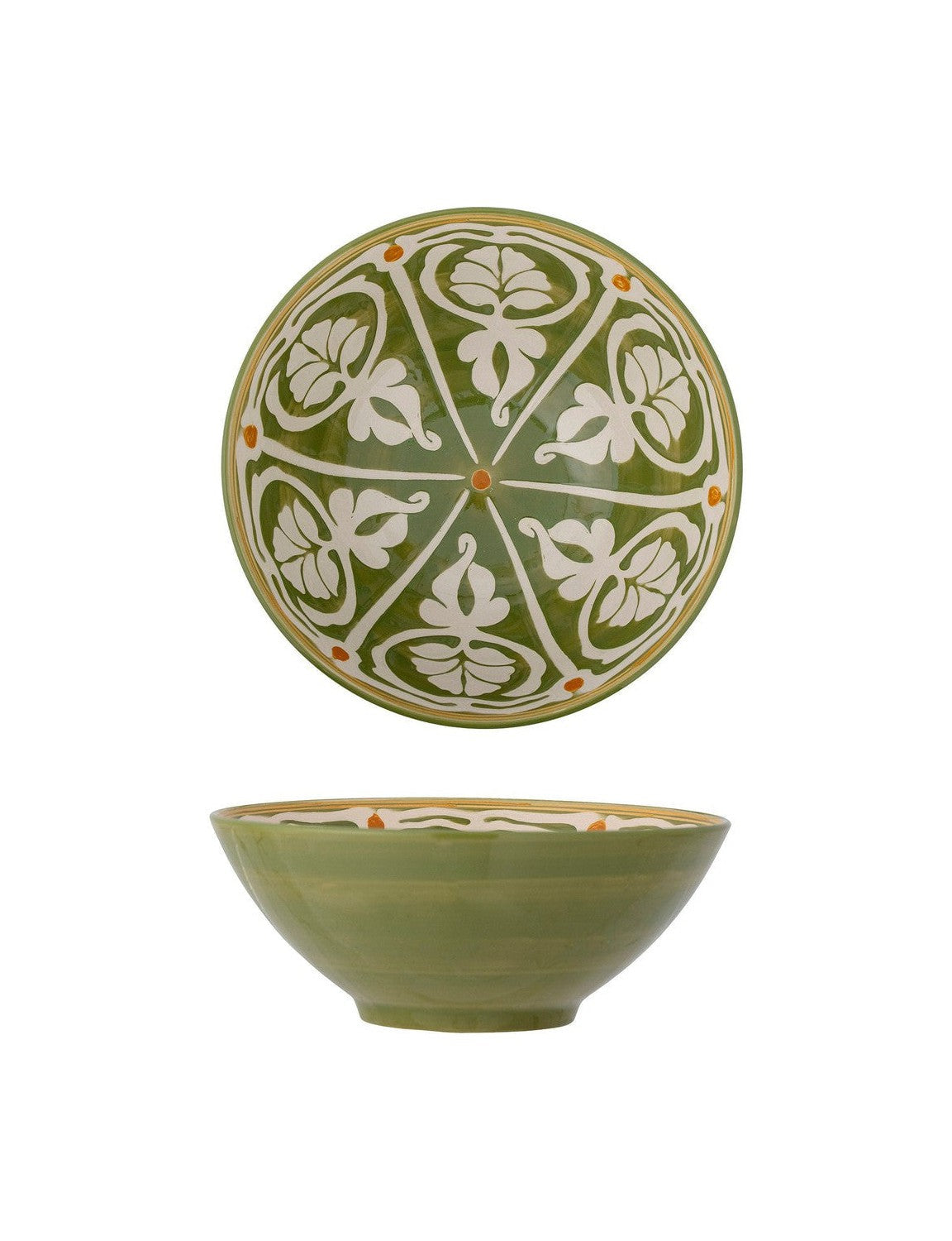 Bloomingville Heikki Bowl, Green, Stoneware