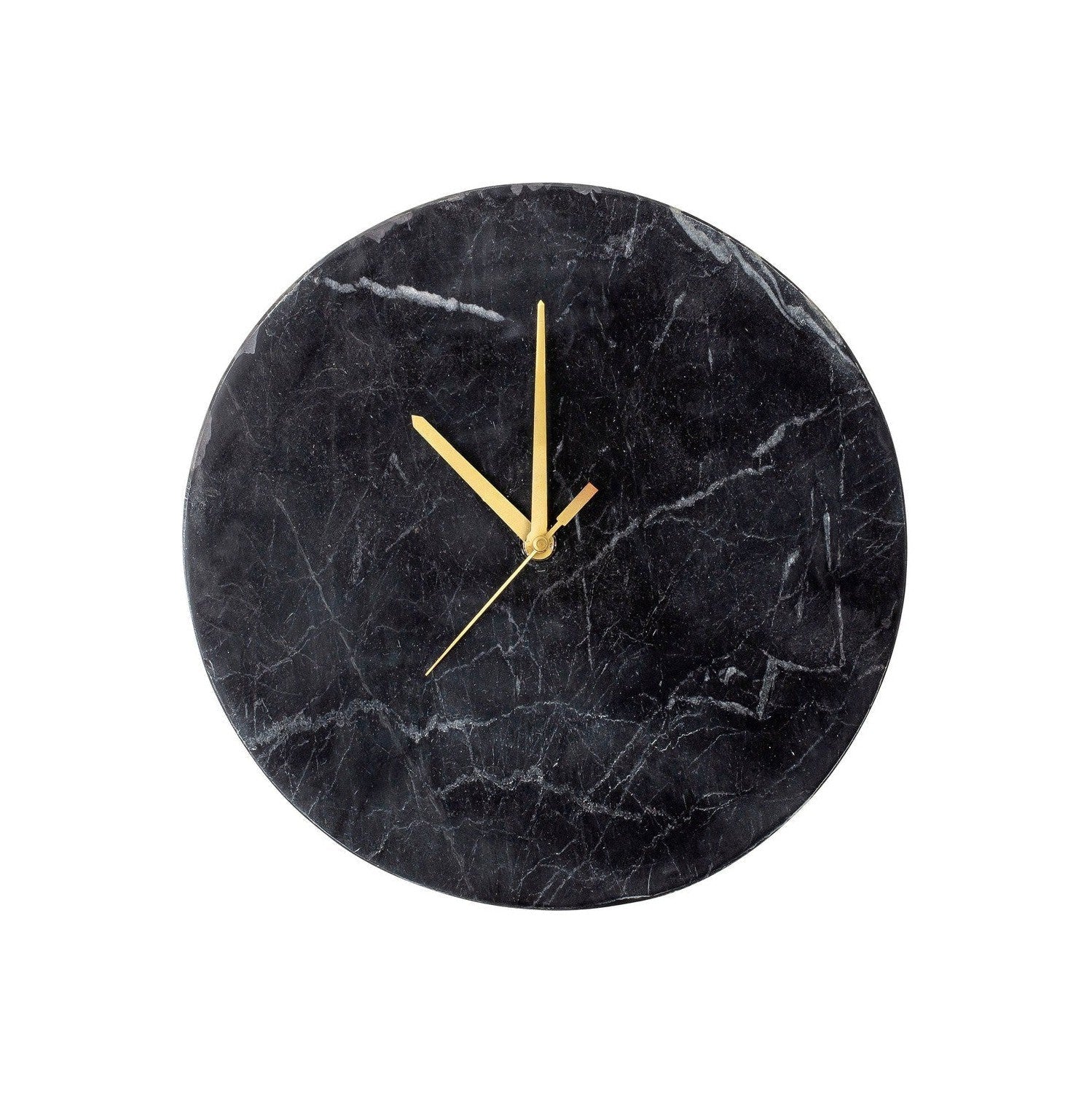 Bloomingville Jamin Wall Clock, Black, Marble