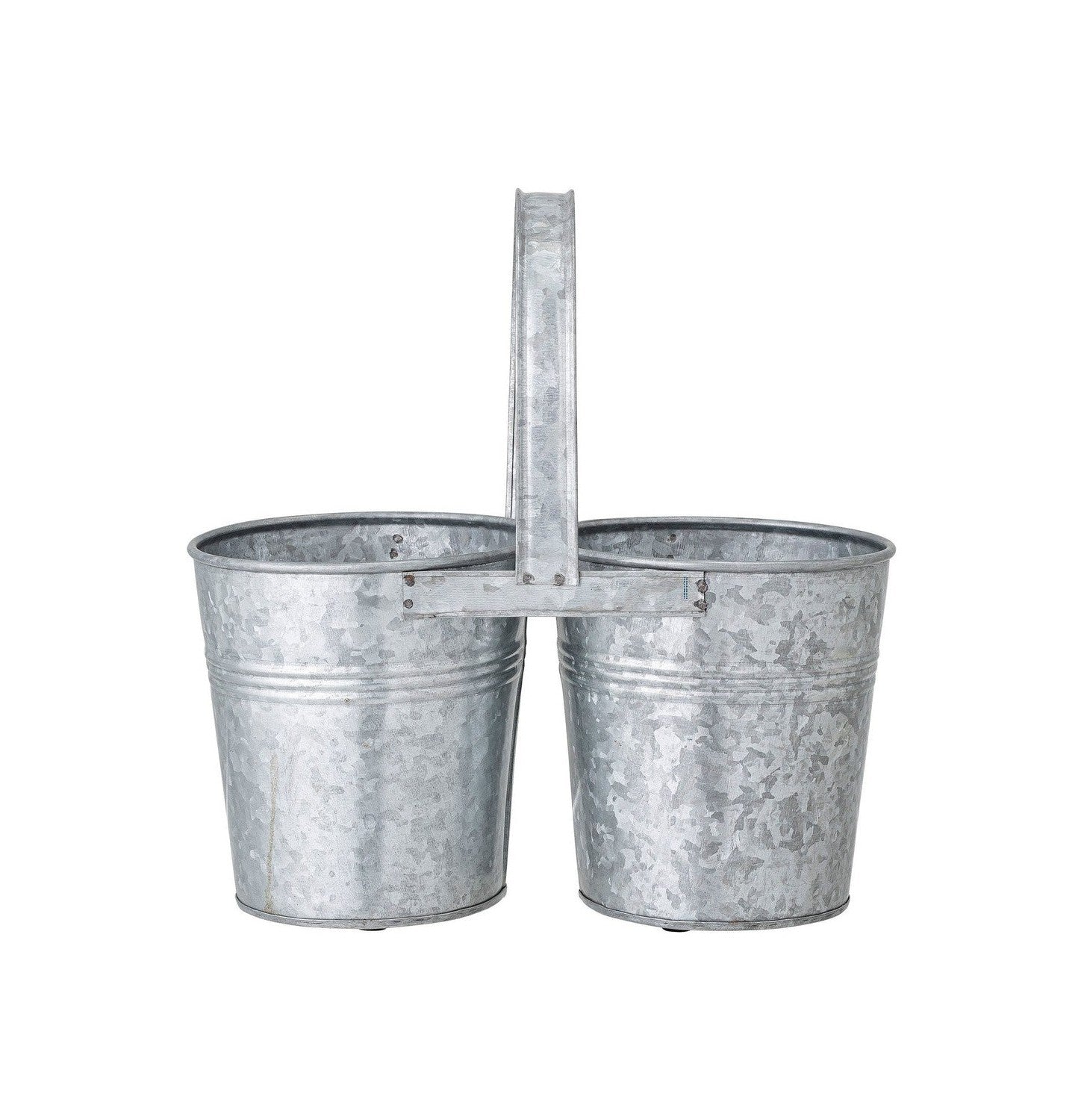 Bloomingville Jessy Flowerpot, Grey, Calwanizowane żelazo