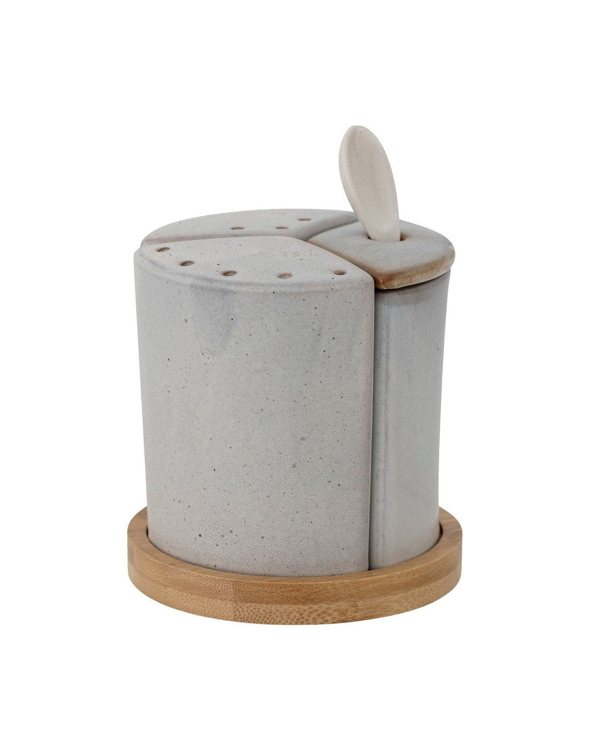 Bloomingville Josefine Salt & Pepper Shaker, Grey, Stoneware