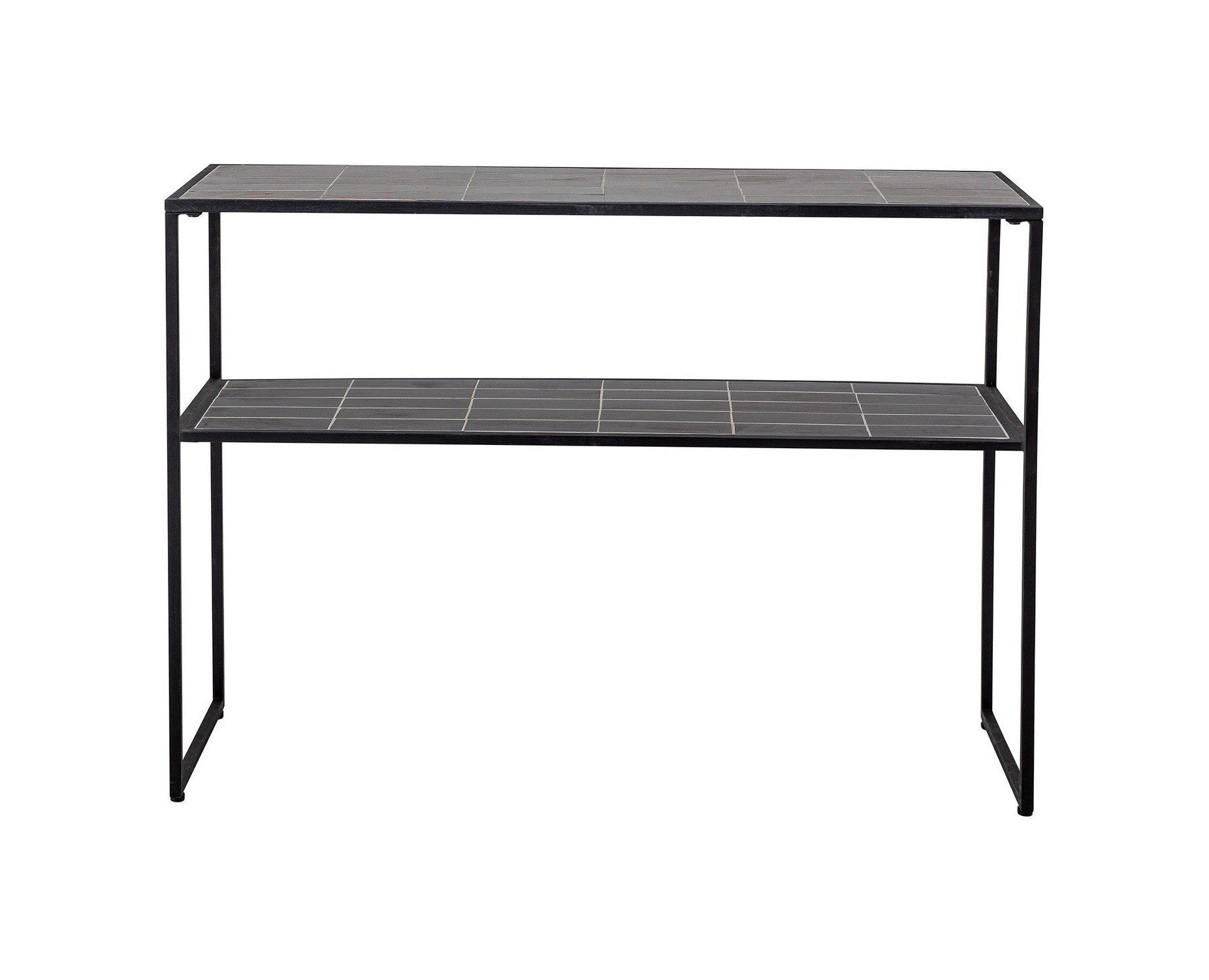 Bloomingville June Console Table, czarny, kamień