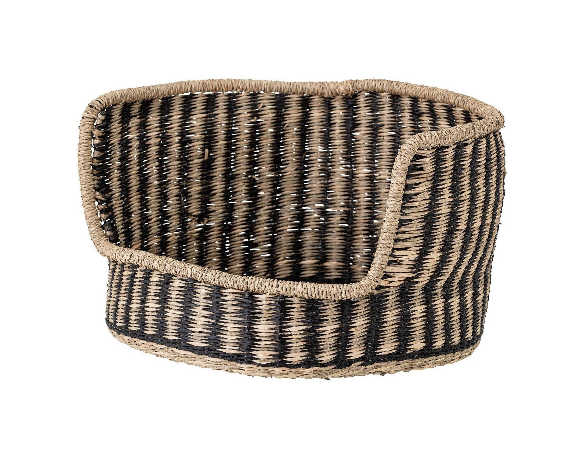 Bloomingville Lenina Dog Basket, czarna, morska trawa