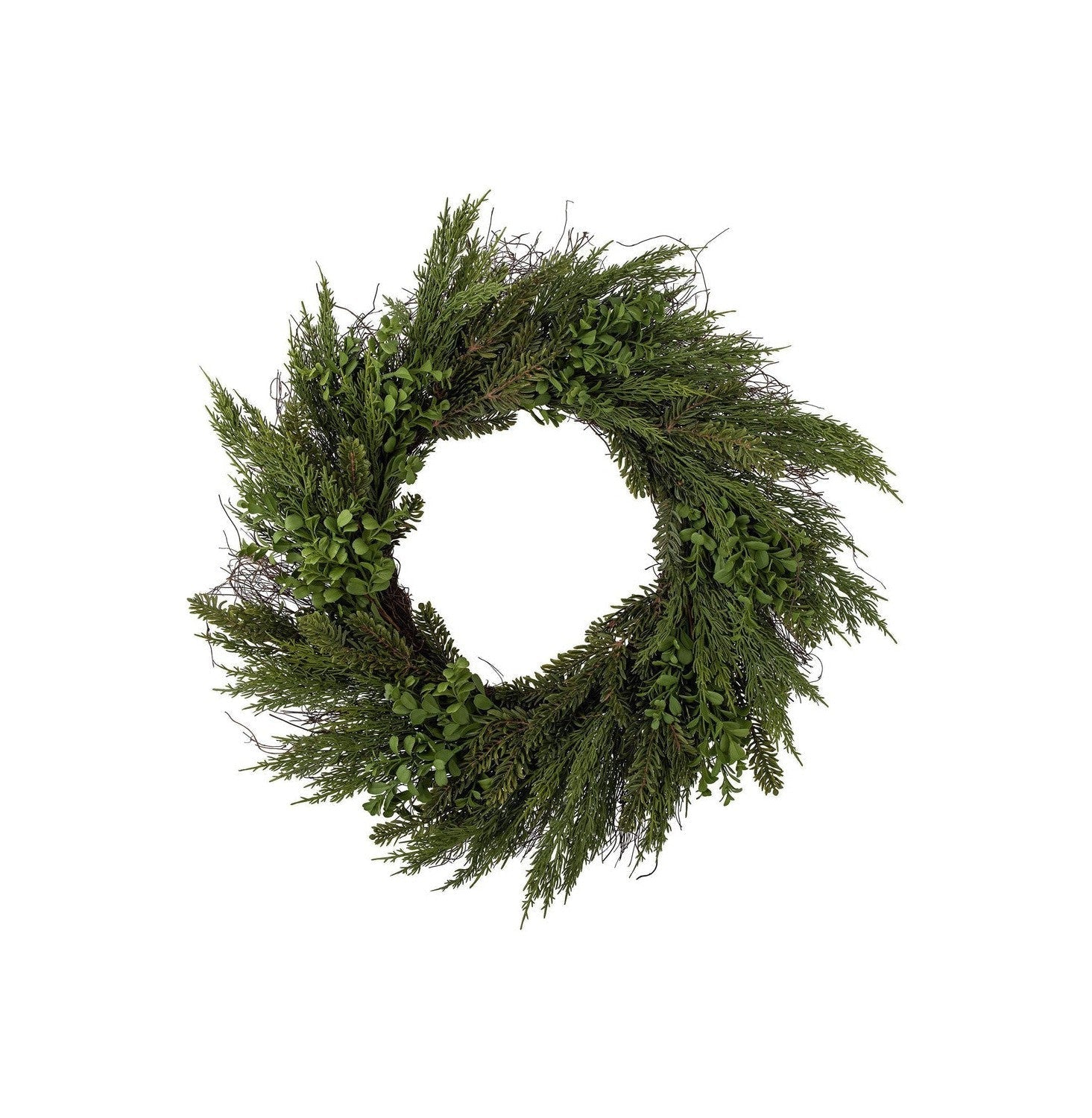 Bloomingville Lenra Wreath, zielony, plastikowy