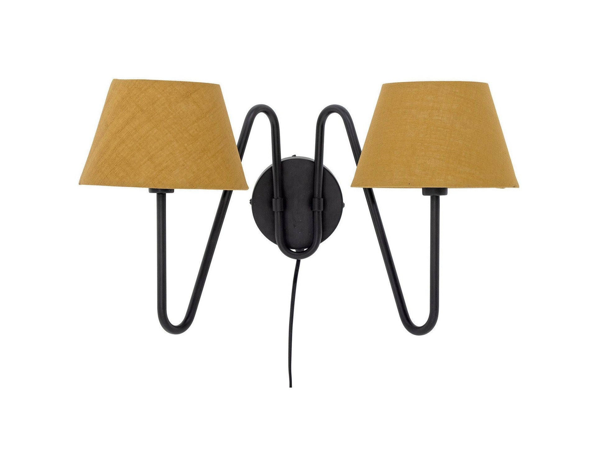 Bloomingville Letty Wall Lampa, czarny, metalowy