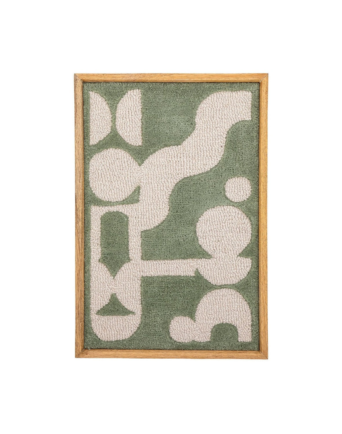 Bloomingville Longton Wall Decor, Green, Wool