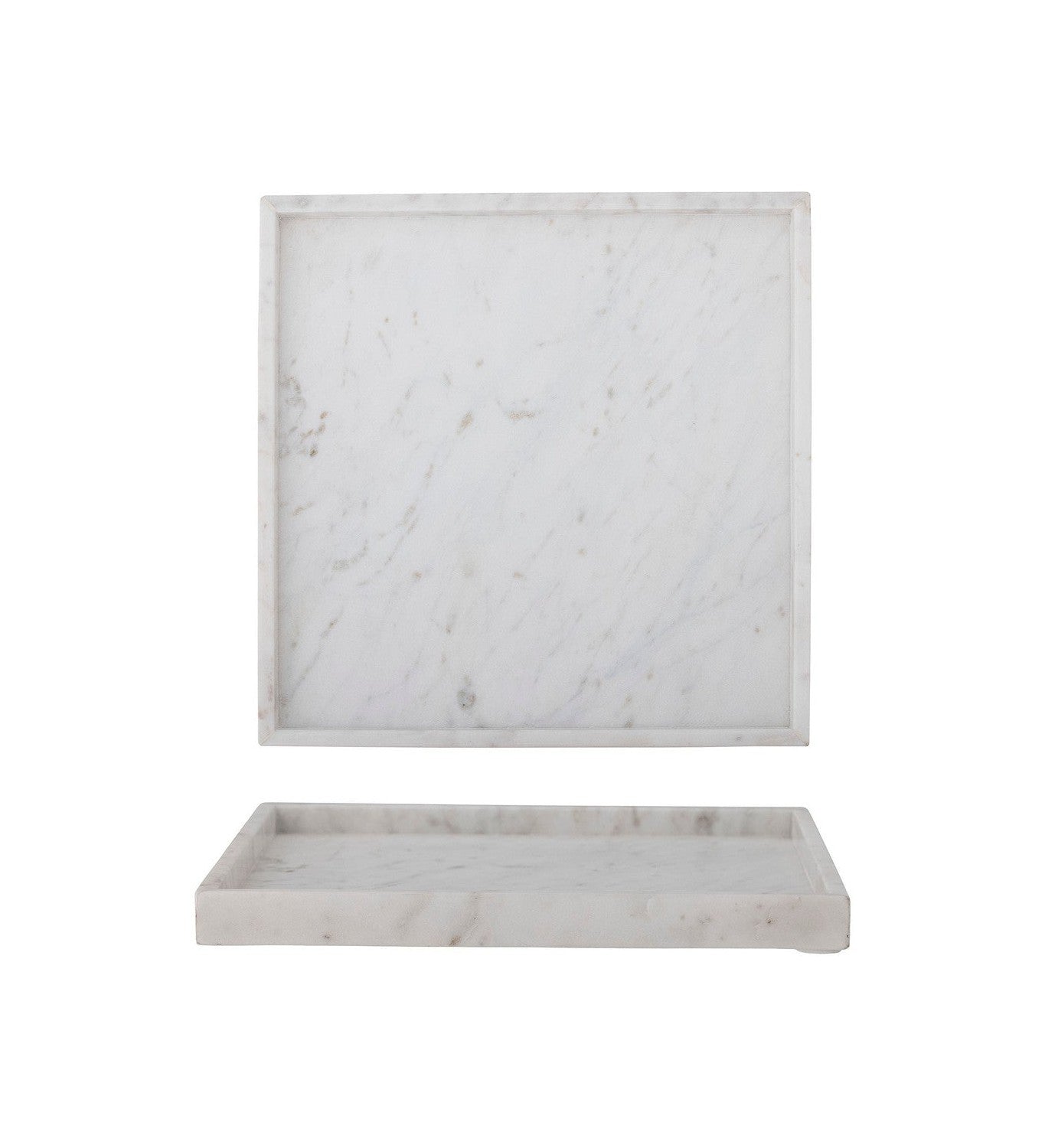 Bloomingville Majsa Tray, White, Marmur