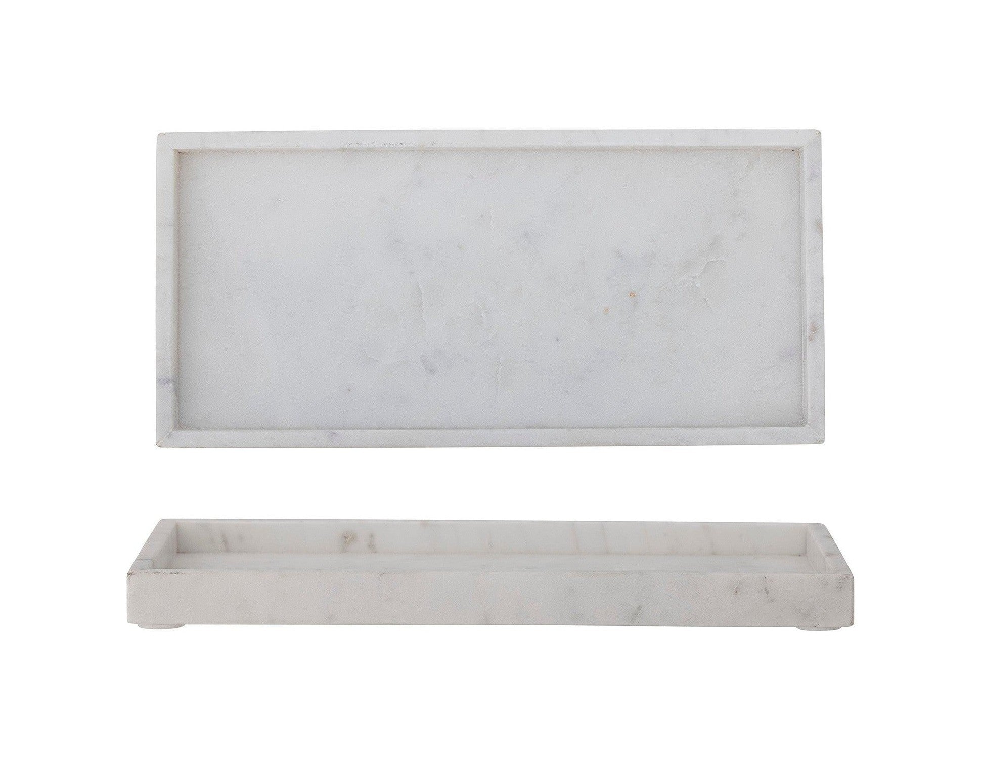 Bloomingville Majsa Tray, White, Marmur