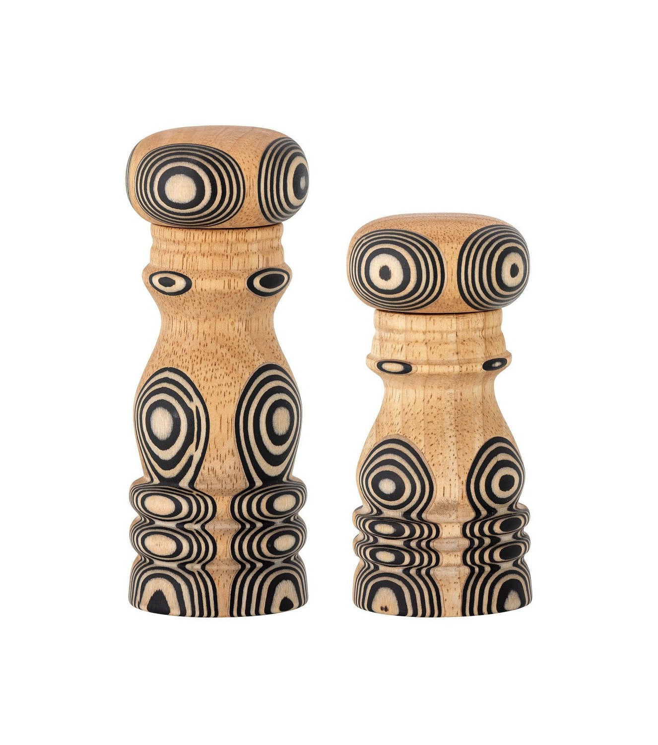 Bloomingville Malado Salt & Pepper Mill, Nature, Rubberwood