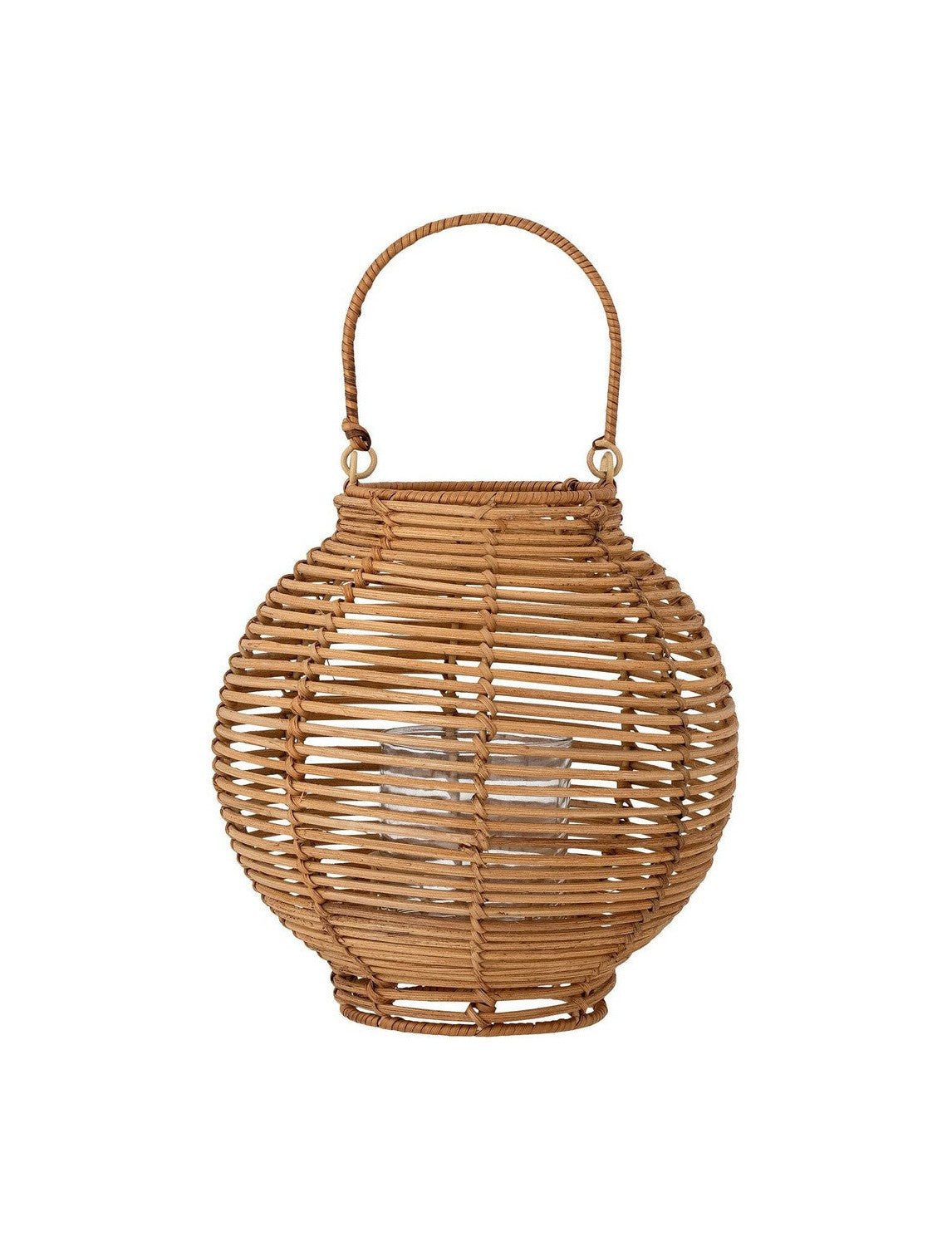 Bloomingville Malua Lantern w/szkło, natura, rattan