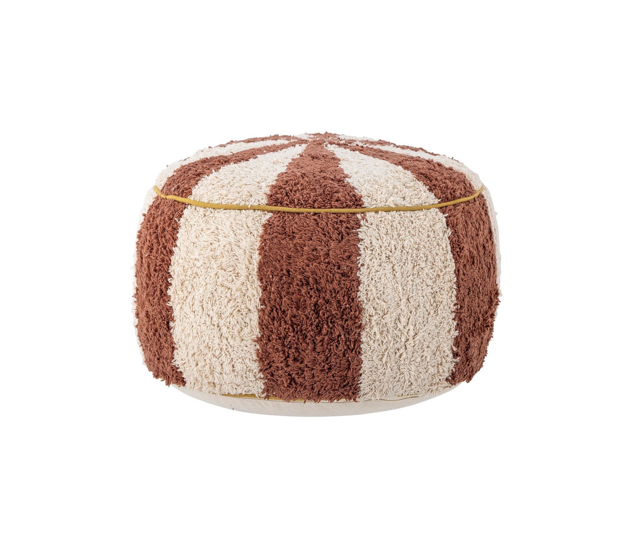 Bloomingville MINI Charoline Pouf, Brown, Cotton