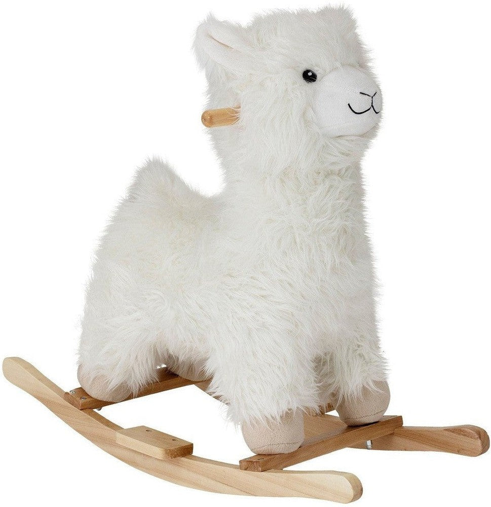 [product_category]-Bloomingville MINI Kinto Rocking Toy, Lama, White, Polyester-Bloomingville MINI-5711173226986-82046235-BLO-1