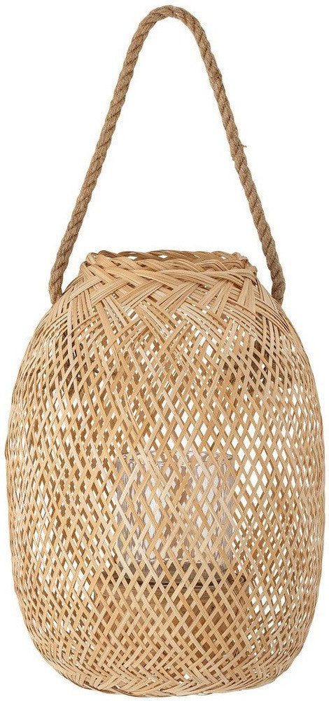 [product_category]-Bloomingville Musu Lantern w/Glass, Nature, Bamboo-Bloomingville-5711173293087-82057275-BLO-1