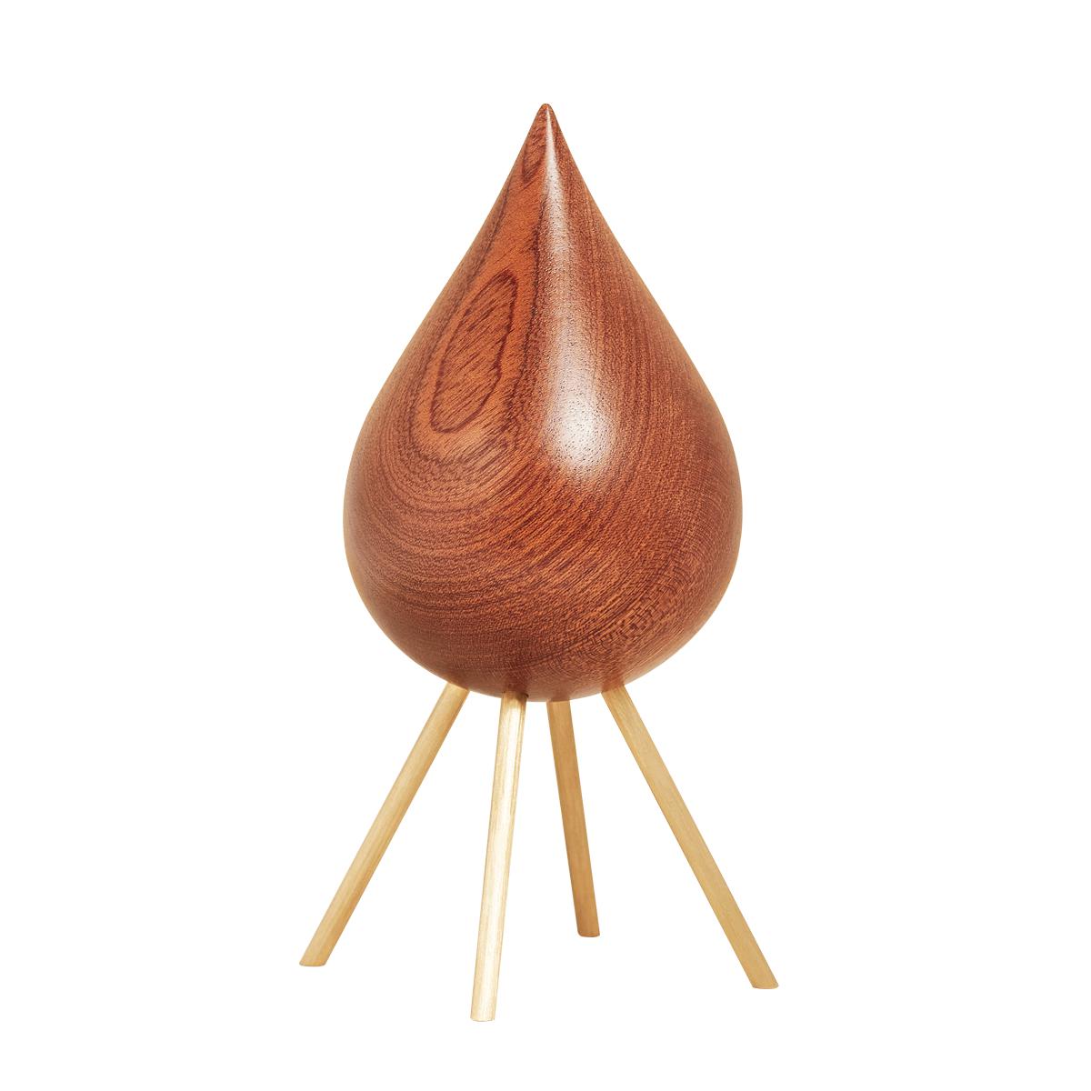 [product_category]-Brainchild Drop Wooden Figure Mahogany, Brass Base-Brainchild-5613713201111-2005-BRA-1