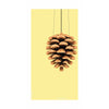  Pine Cone Classic Poster Without Frame A5 Yellow Background