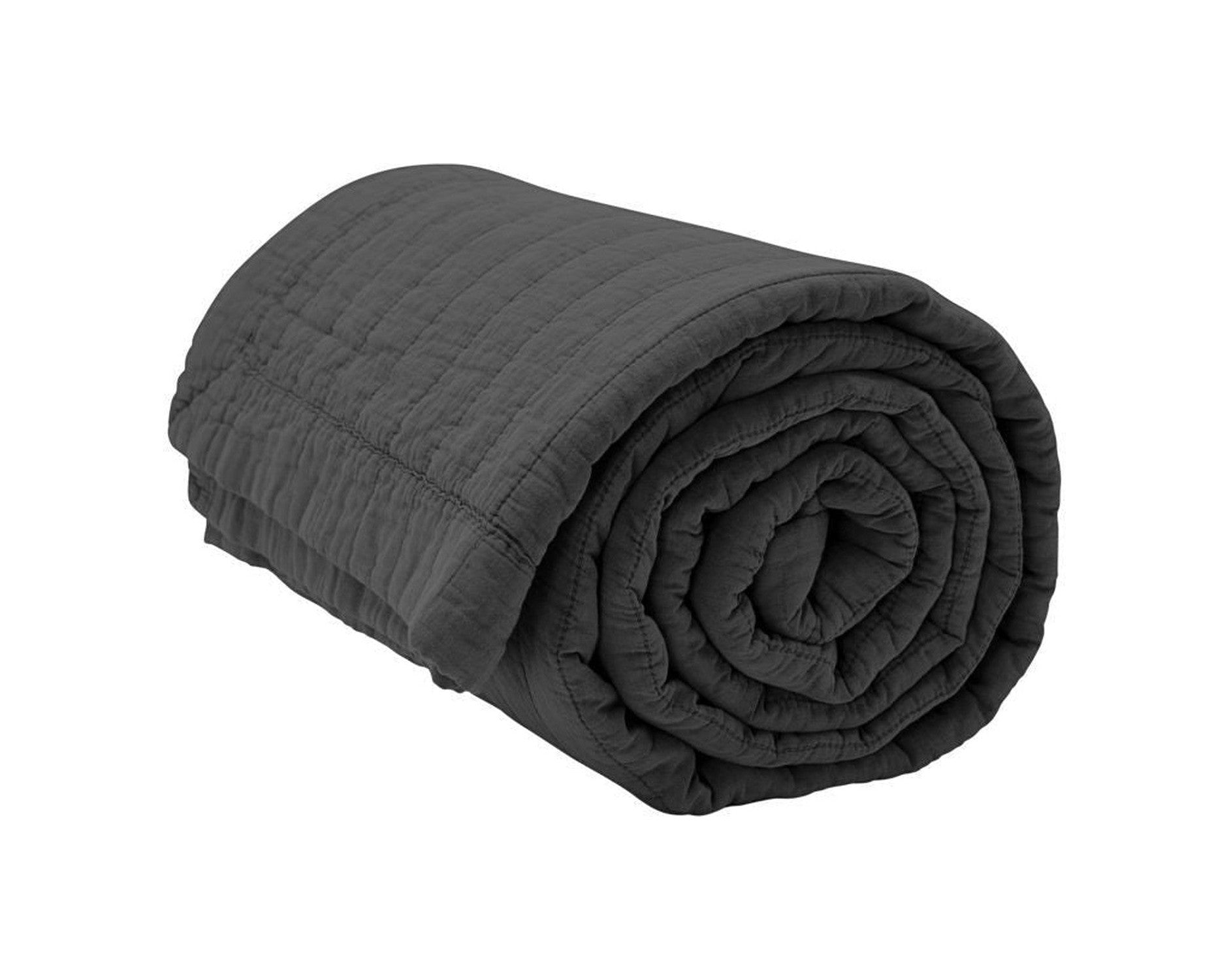 By Nord Quilted bedspread, BNMagnhild, Coal