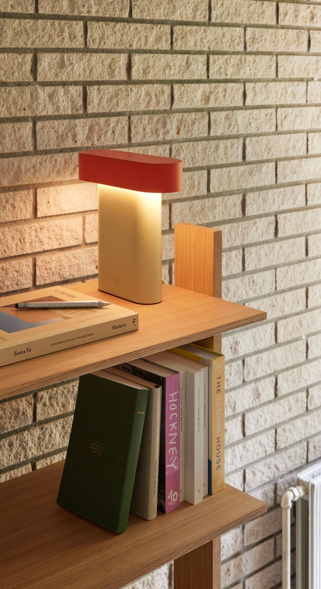 Hübsch Sleek Table Lamp Green/Red