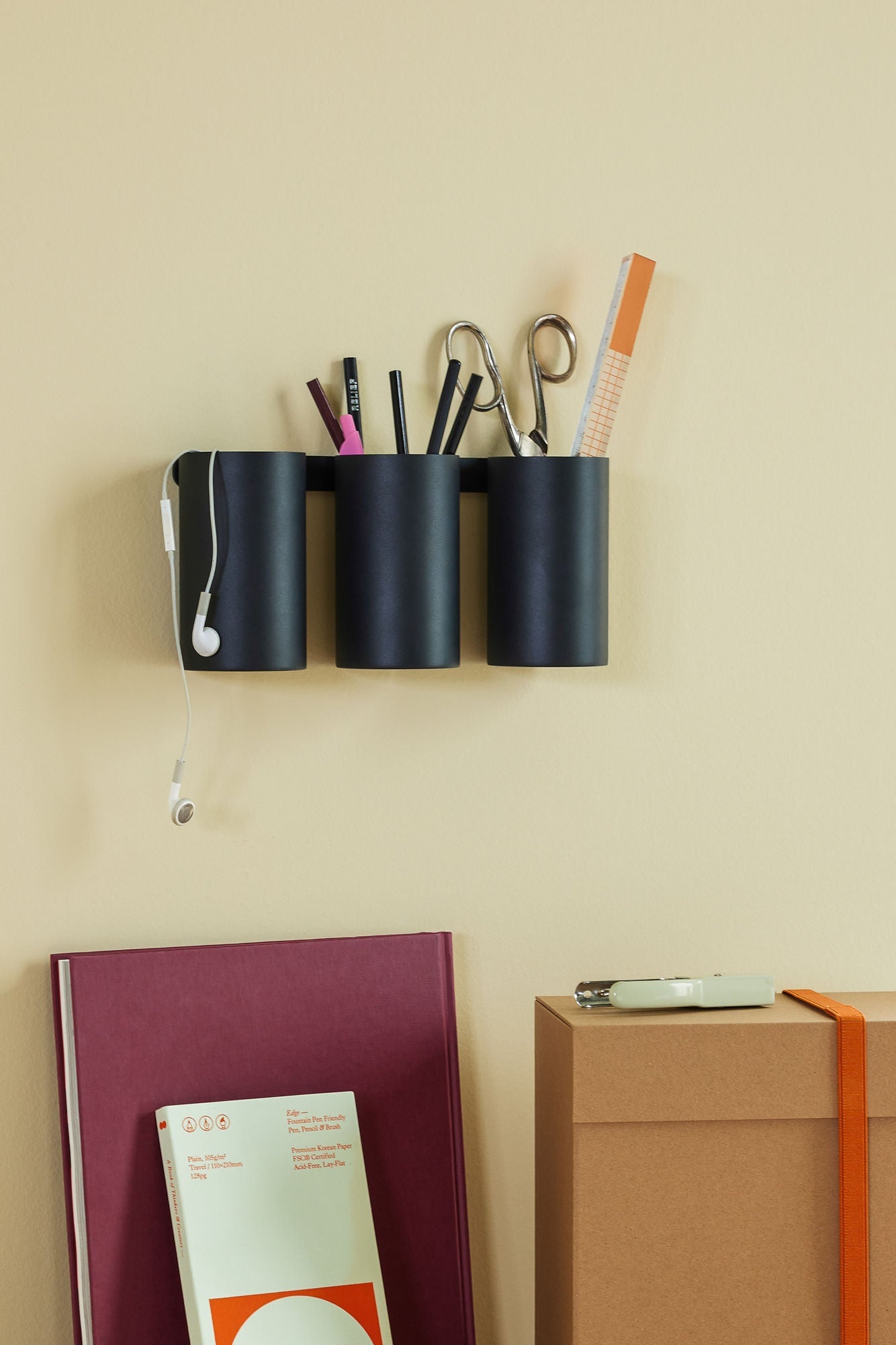 Hübsch Silos Organizer Black