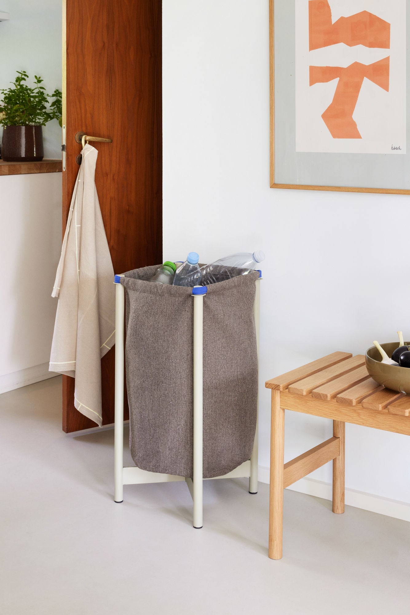 Hübsch Pod Laundry Bag Brown