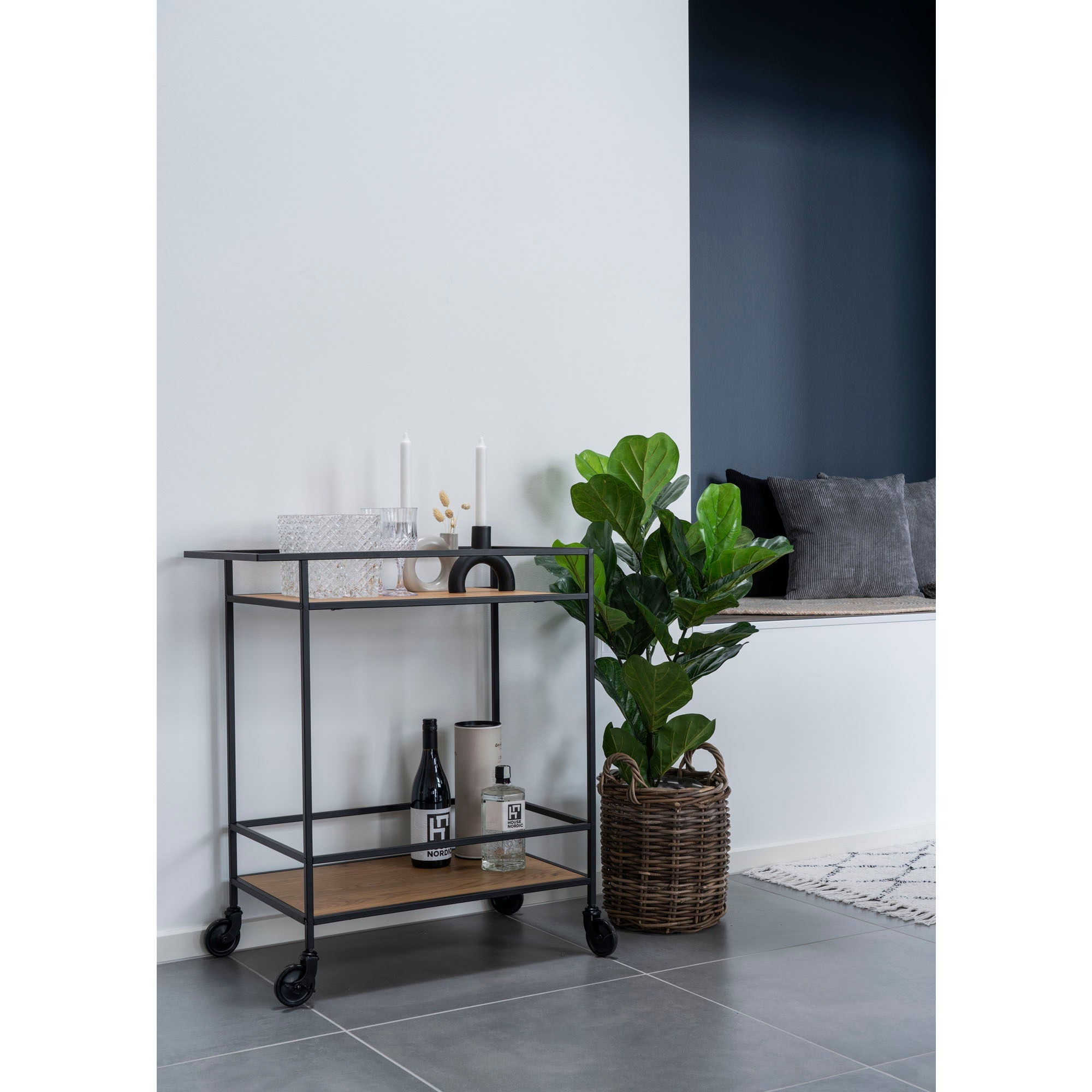 House Nordic Vita Bar Trolley