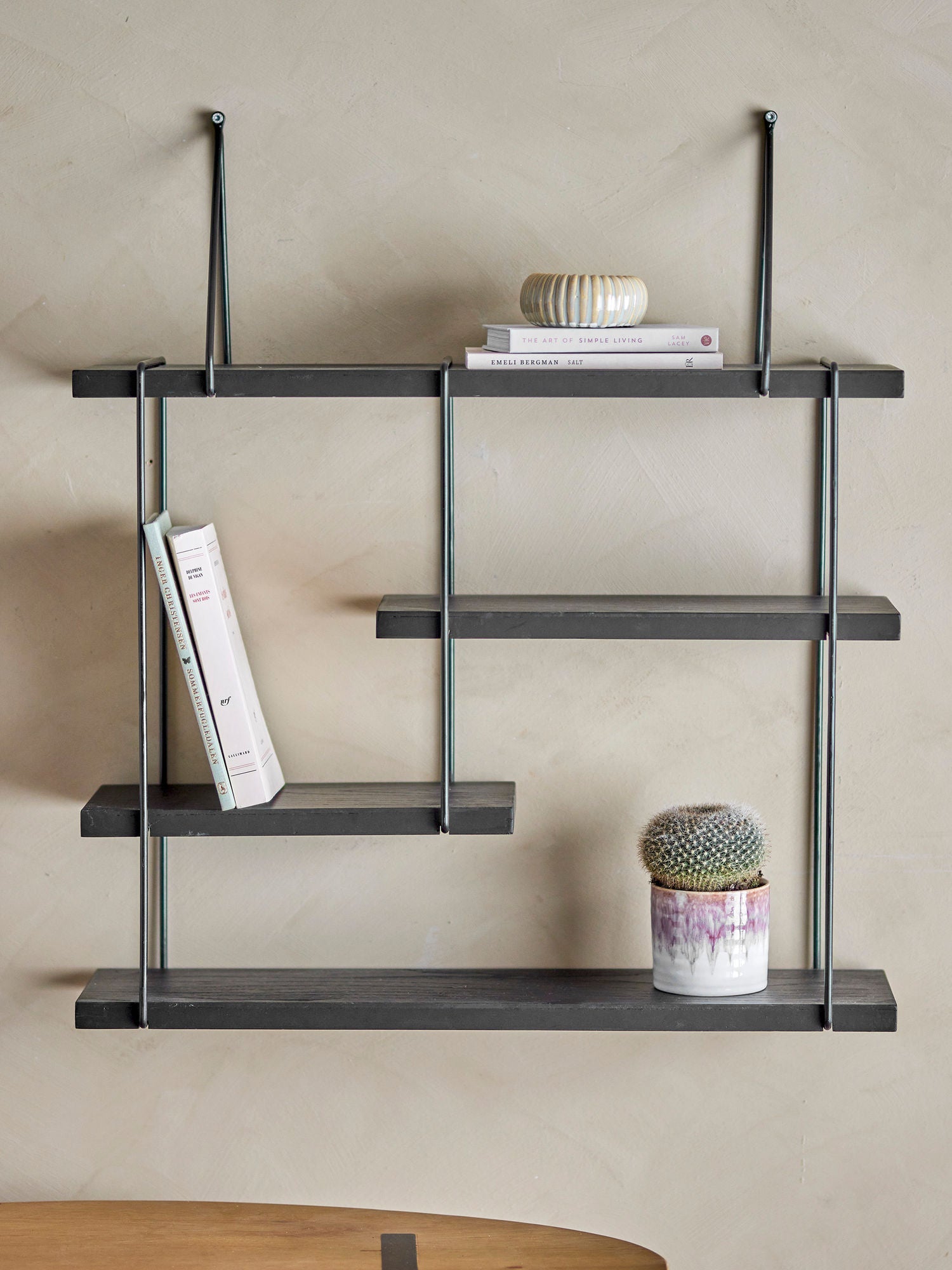 Bloomingville Lewis Shelf, Black, Firwood