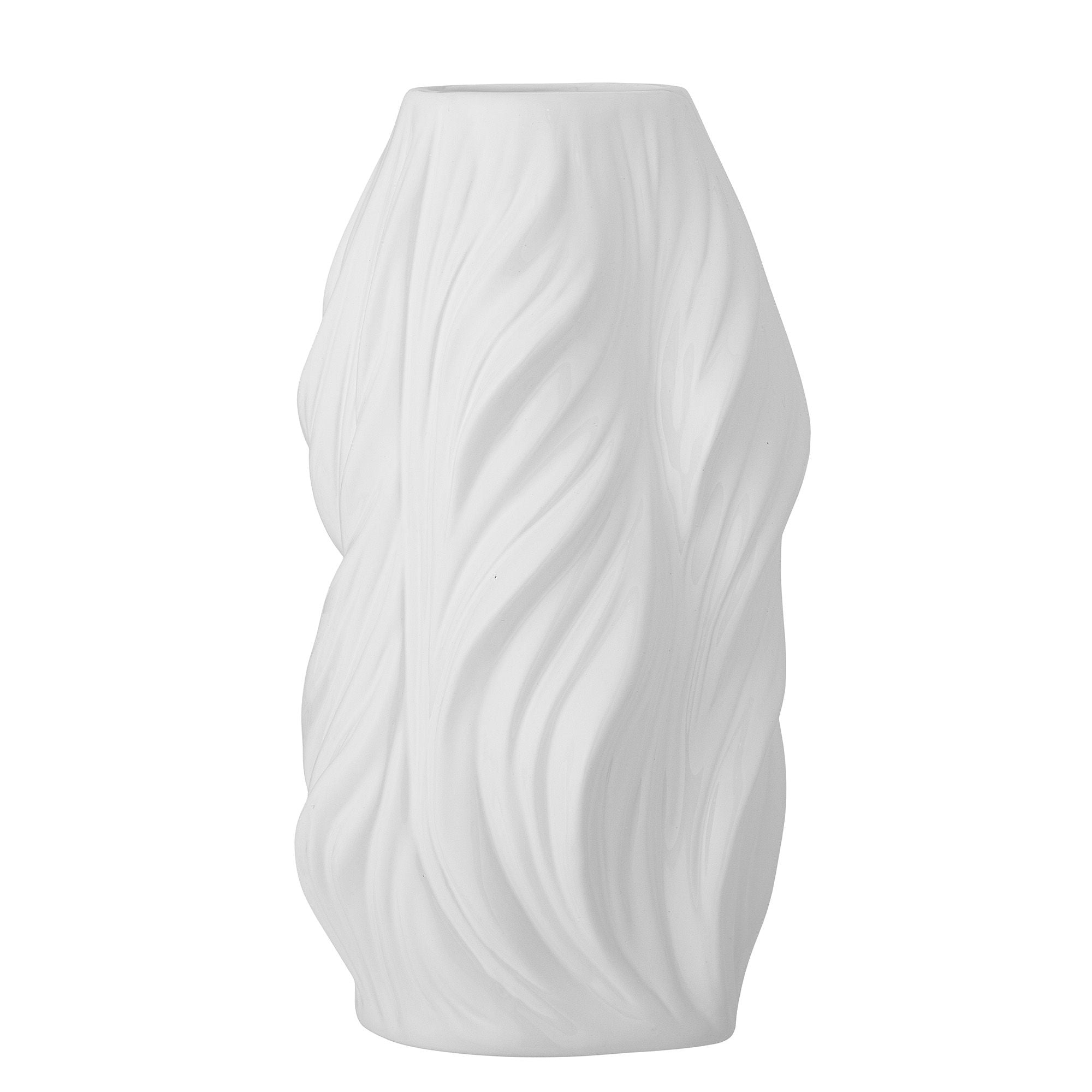 Bloomingville Sanak Vase, White, Ceramic