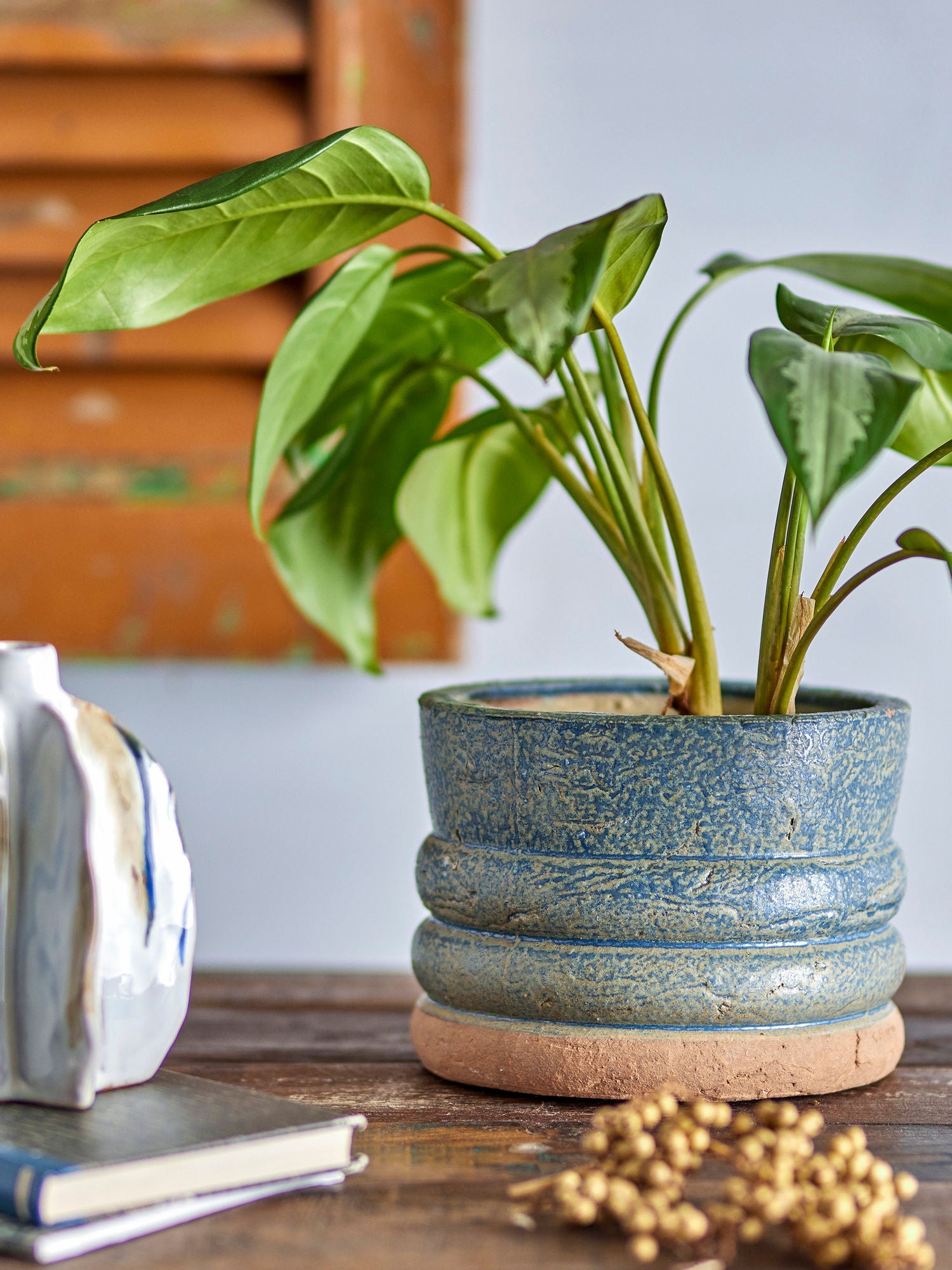 Kreatywna kolekcja Maizun Flowerpot, Blue, Terracotta