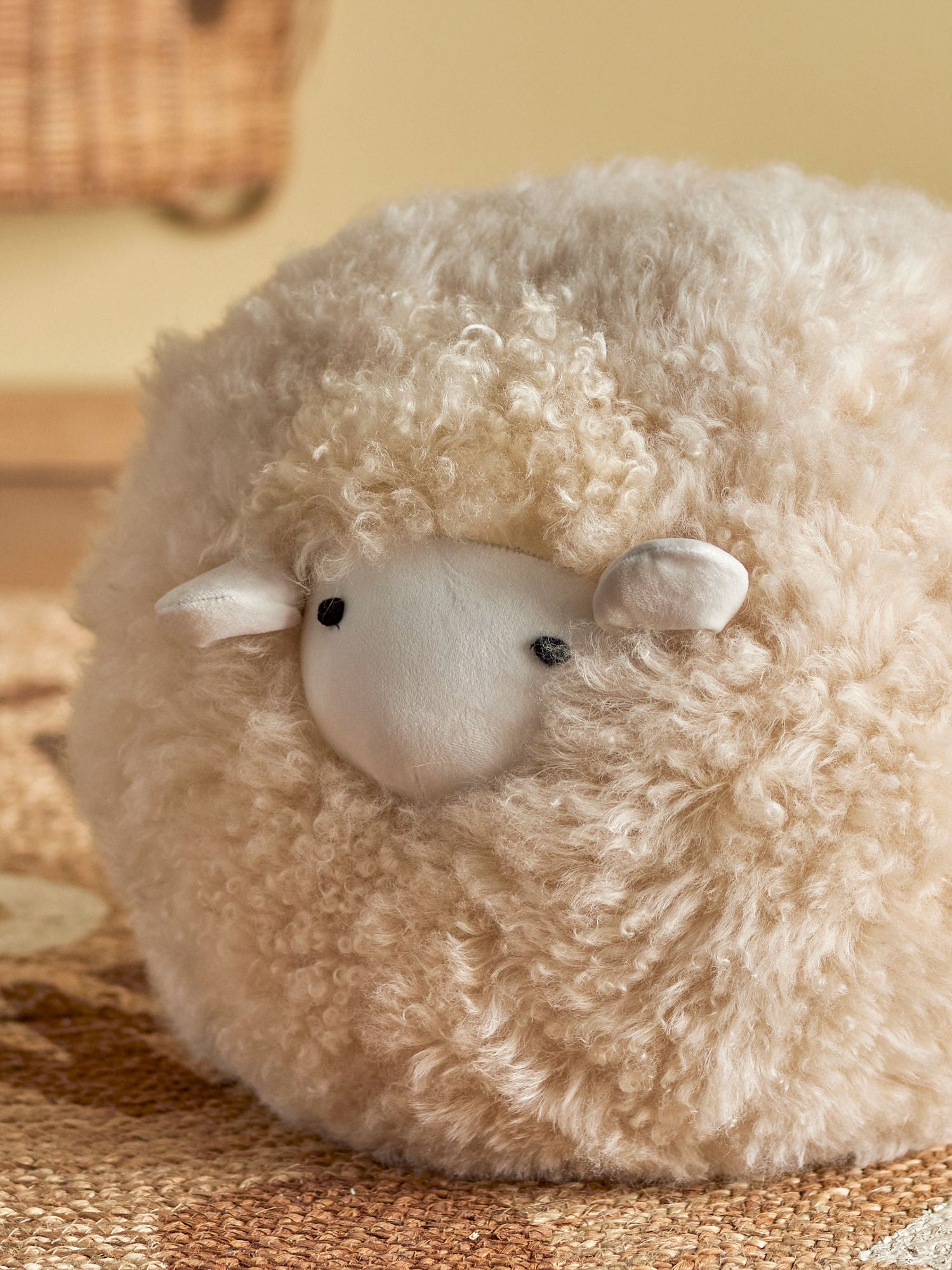 Bloomingville Mini Rubert Soft Toy, Nature, Lambsin