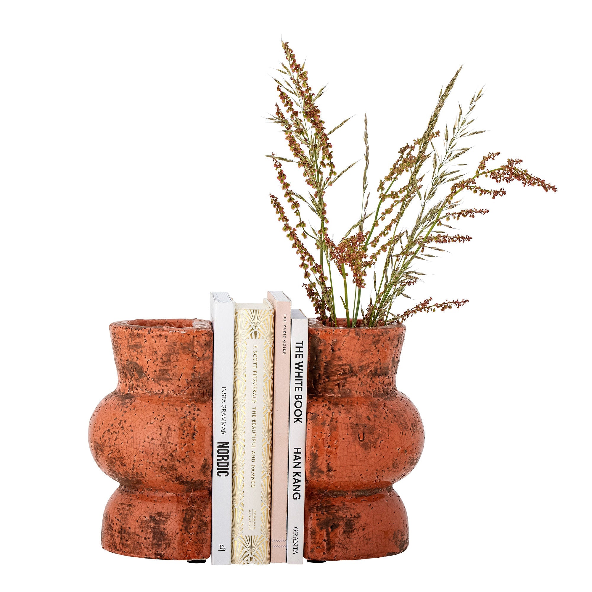 Kreatywna kolekcja Maiza Bookend, Orange, Terracotta