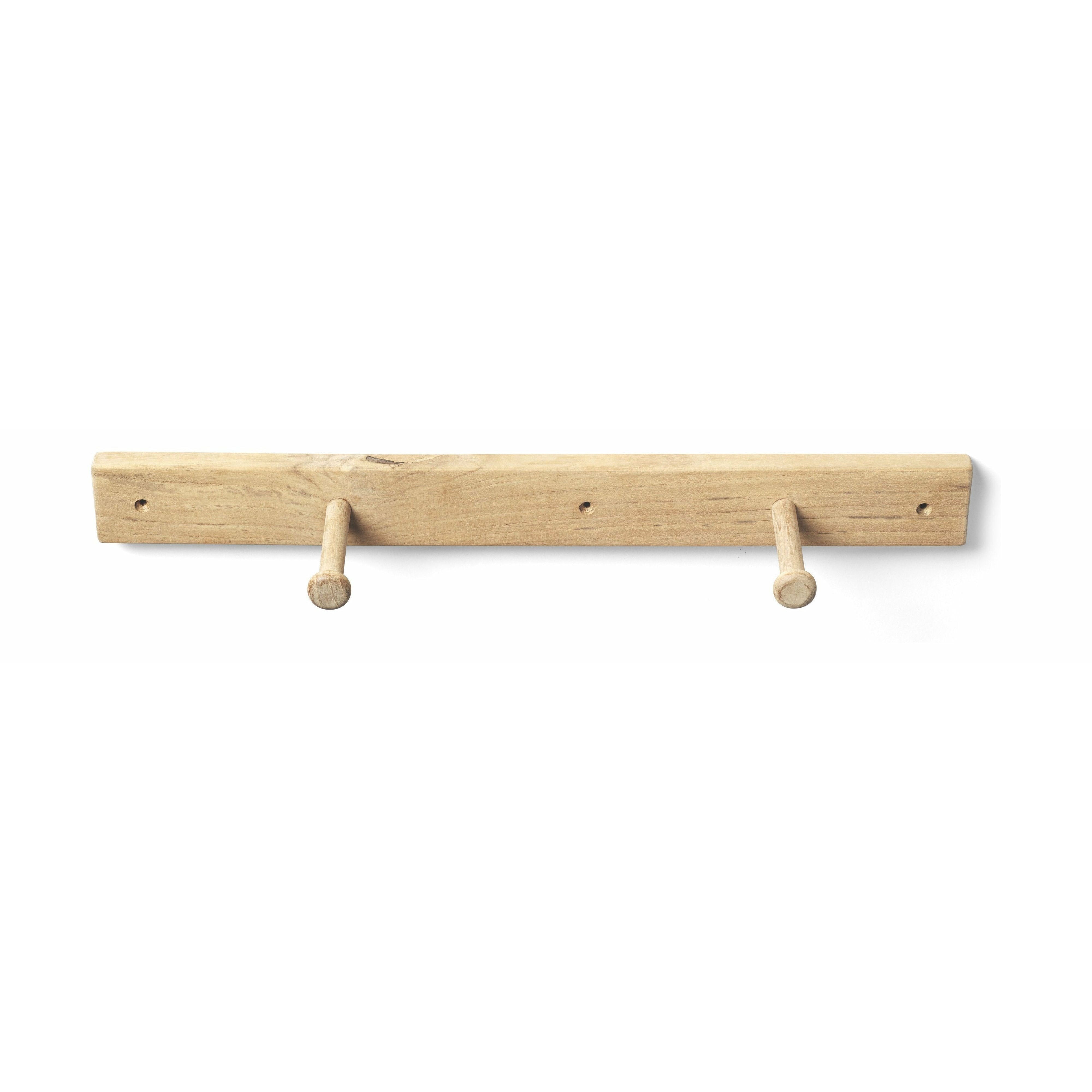 Carl Hansen Bm5270 S Wall Coat Rack Teak, 63x15 Cm