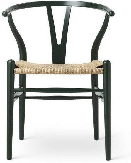 Carl Hansen CH24 Wishbone krzesło, BEECH Special Edition, Forest Green