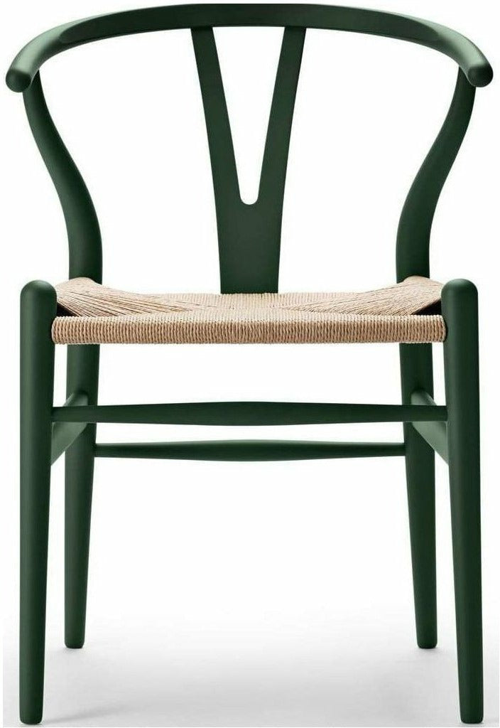 Carl Hansen CH24 Wishbone krzesło specjalne, edycja specjalna Beech, Soft Green