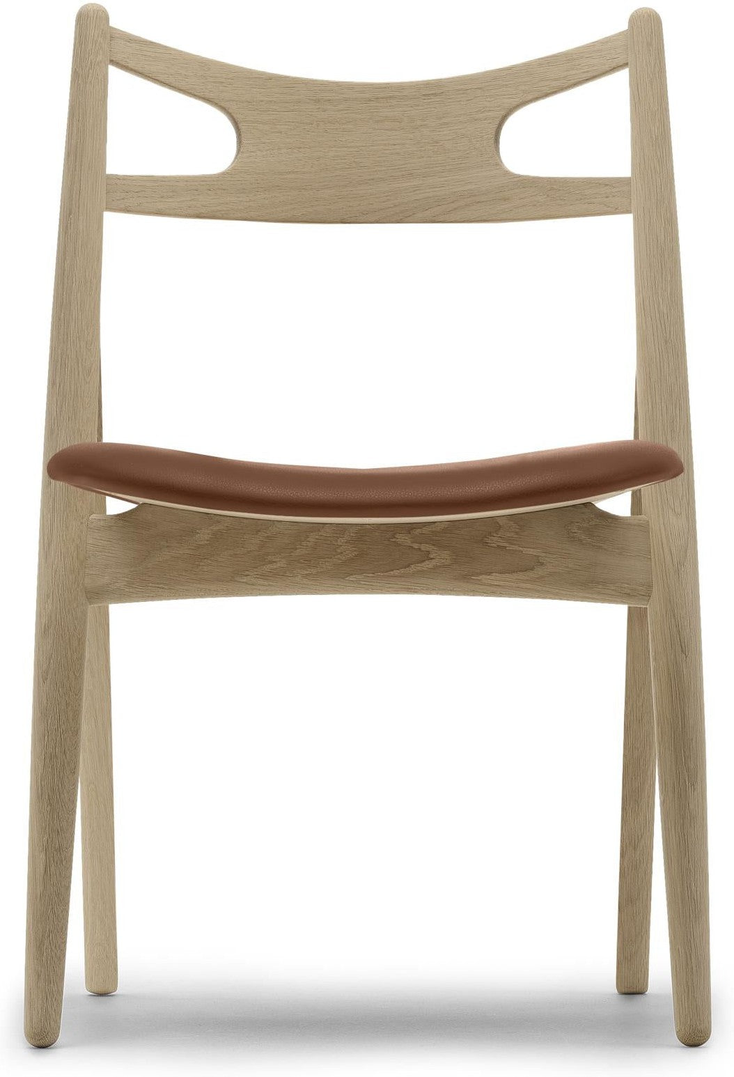 Carl Hansen Ch29 P Chair, Soaped Oak/Brown Leather