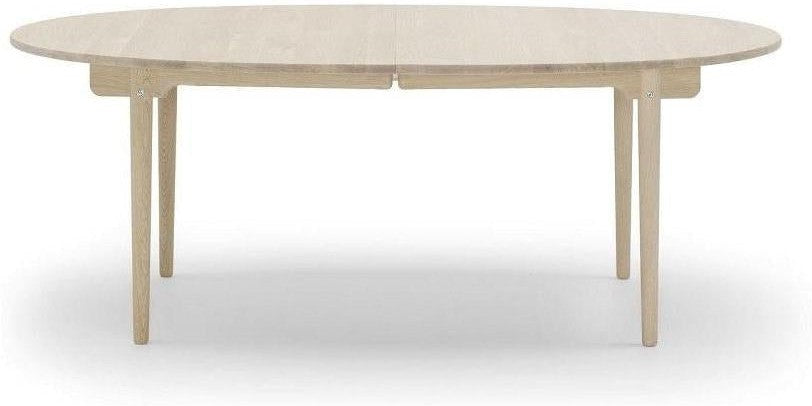 Carl Hansen Ch338 Dining Table Without Additional Top, White Oiled Oak