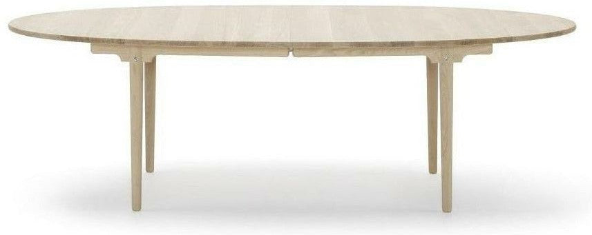 Carl Hansen Ch339 Dining Table Incl. 2 Additional Plates, White Oiled Oak