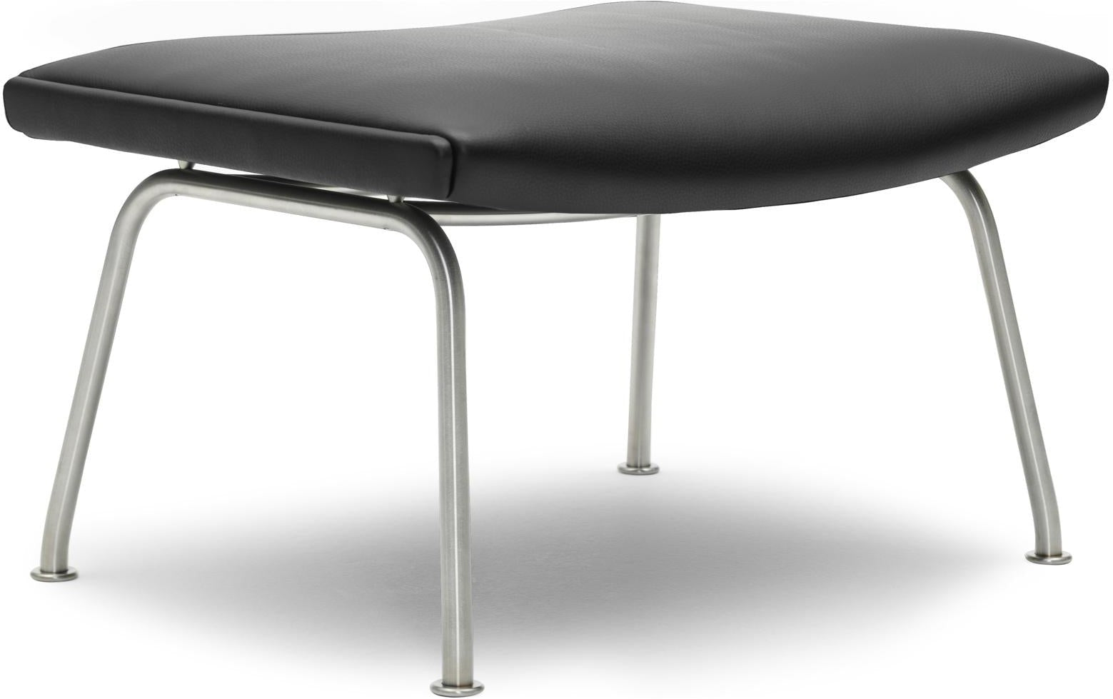 Carl Hansen Ch446 Footstool, Black Leather