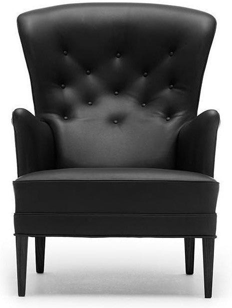 Carl Hansen Fh419 Heritage Chair, Black Oak/Black Leather