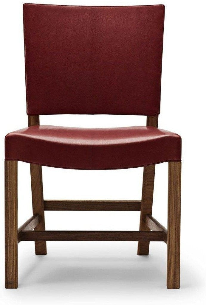 Carl Hansen Kk47510 The Red Chair, Lacquered Walnut/Red Goatskin