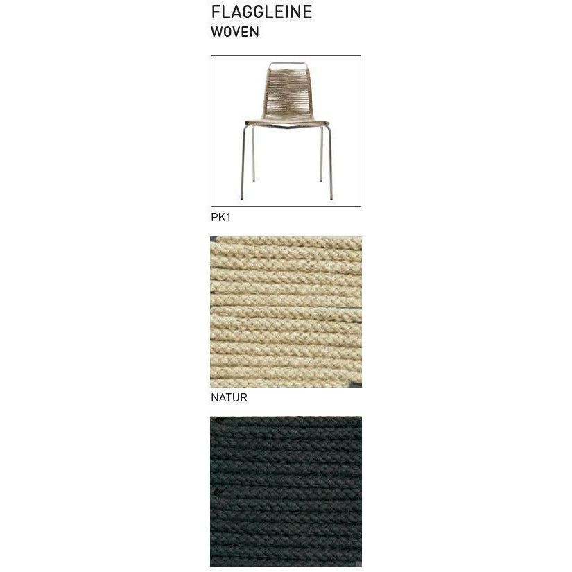 Carl Hansen Paper Cord Pk1 Samples, Natural And Black