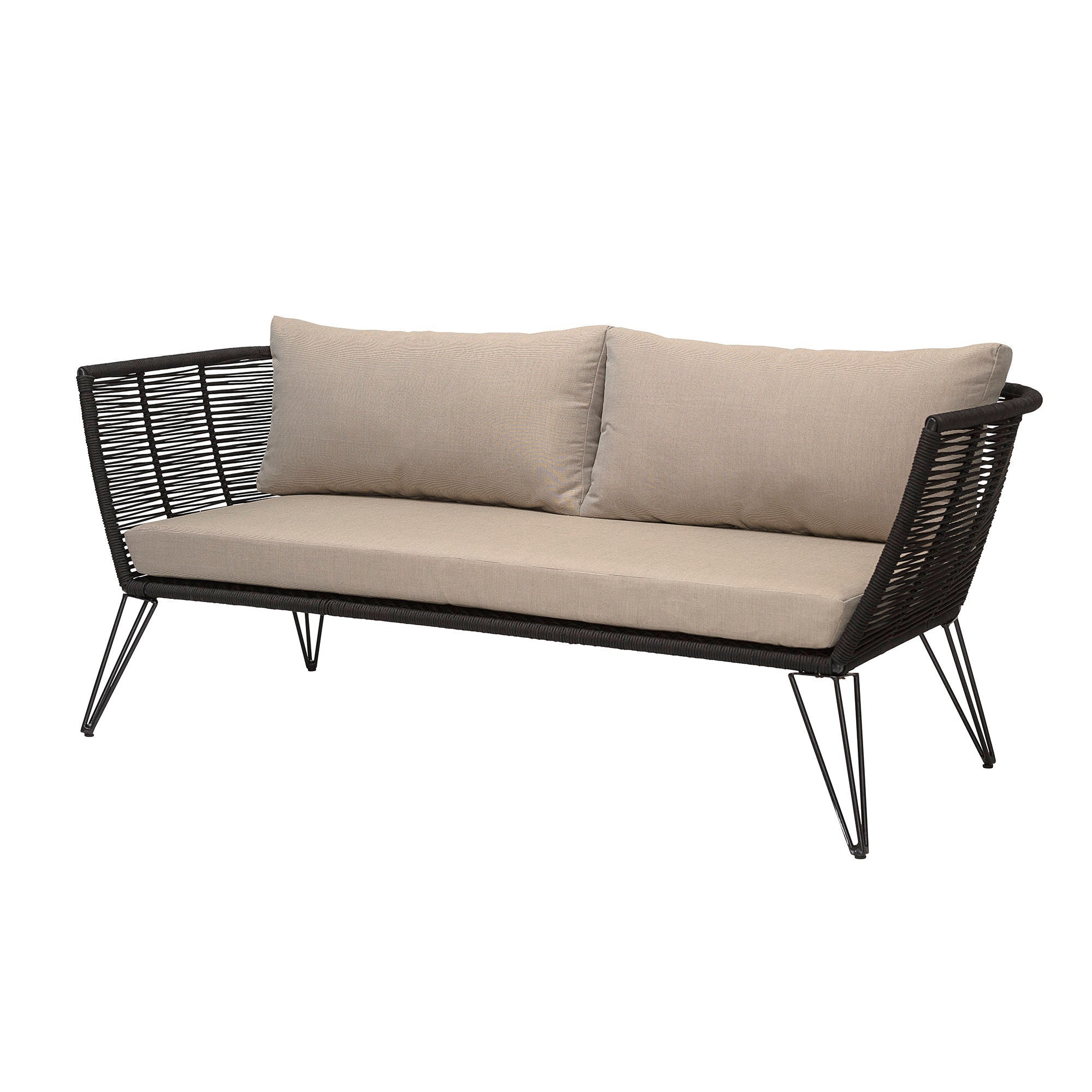 Bloomingville Mundo Sofa, czarny, metalowy