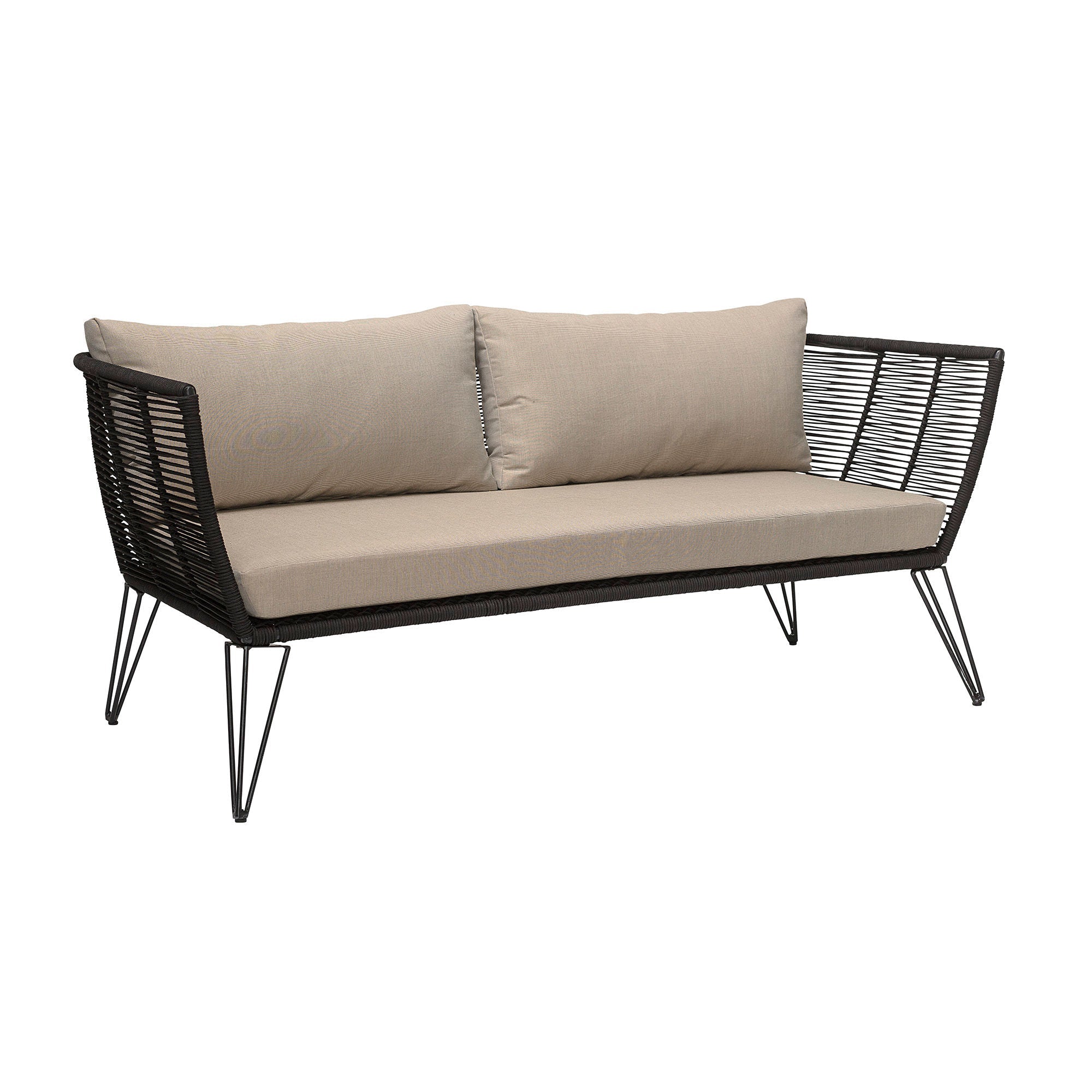 Bloomingville Mundo Sofa, czarny, metalowy